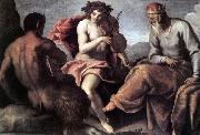 PALMA GIOVANE Apollo and Marsyas (1)a sg oil painting artist